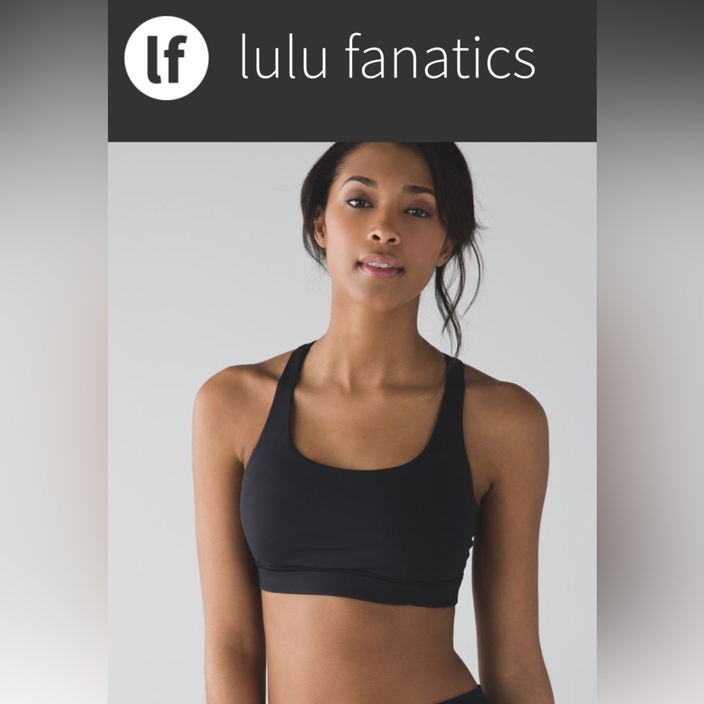 Lululemon Black Energy Sports Bra